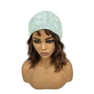 Gap Cable Knit Beanie Hat Light Blue